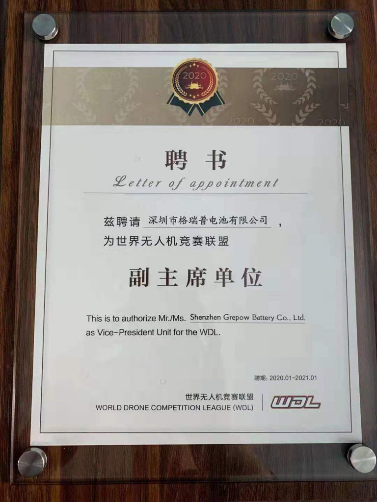 世界無人機競賽聯(lián)盟副主席單位